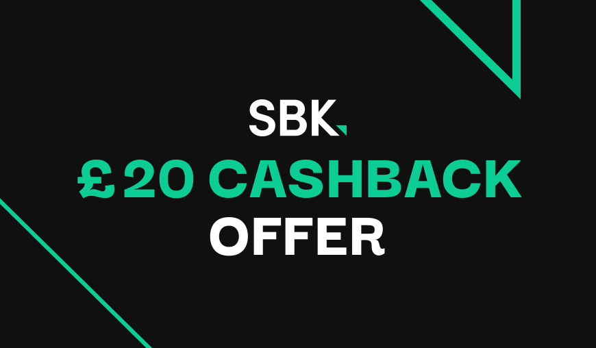 How to use SBK's £20 money back new customer offer