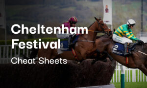 Cheltenham Festival Day 4 Cheat Sheets - NAP Table - Algorithm Prediction