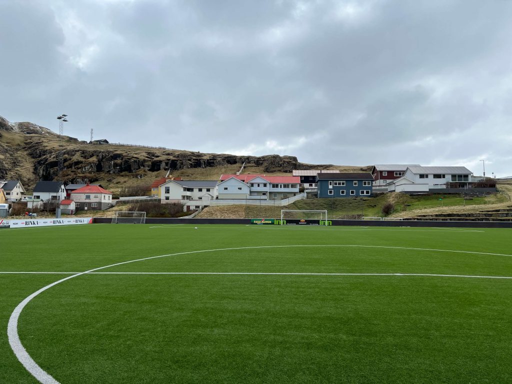VÃ¸llurin Ã� HÃ³lmanum in the Faroe Islands, home to EB/Streymur.