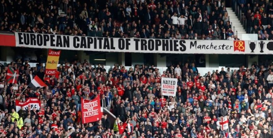 Manchester United fans at Old Trafford
