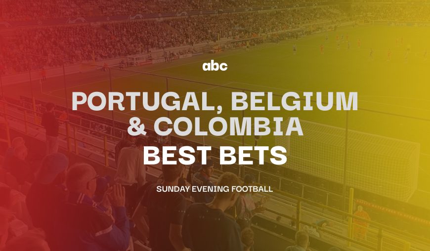 Portugal, Belgium & Colombia Sunday Evening Header