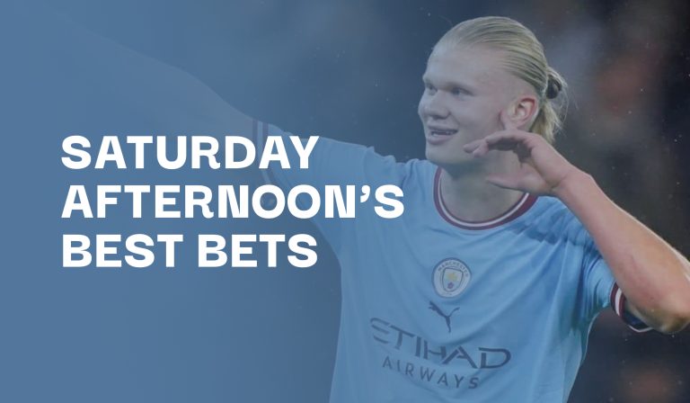 Saturday Afternoon's Best Bets - Man City