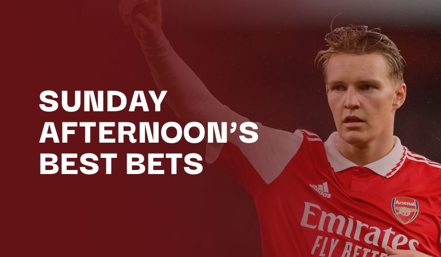 Sunday Afternoon Best Bets Header - Arsenal
