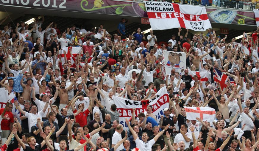 England fans at Euro2012