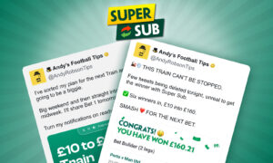 Paddy Power Super Sub example