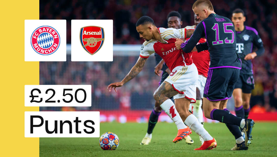 Andy's Bayern Munich v Arsenal £2.50 Punts | Andy’s Bet Club