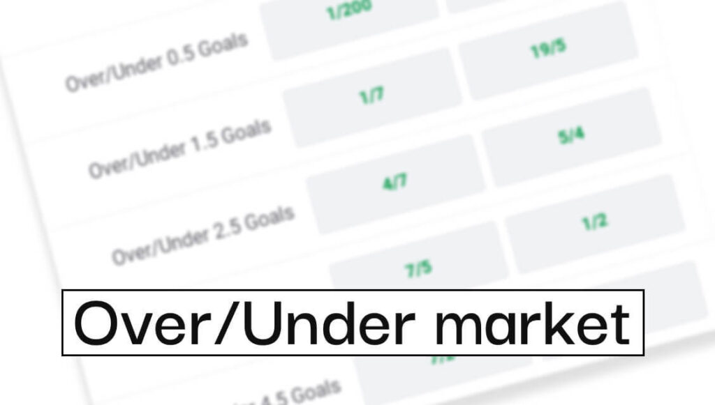 Over/Under corners betting markets