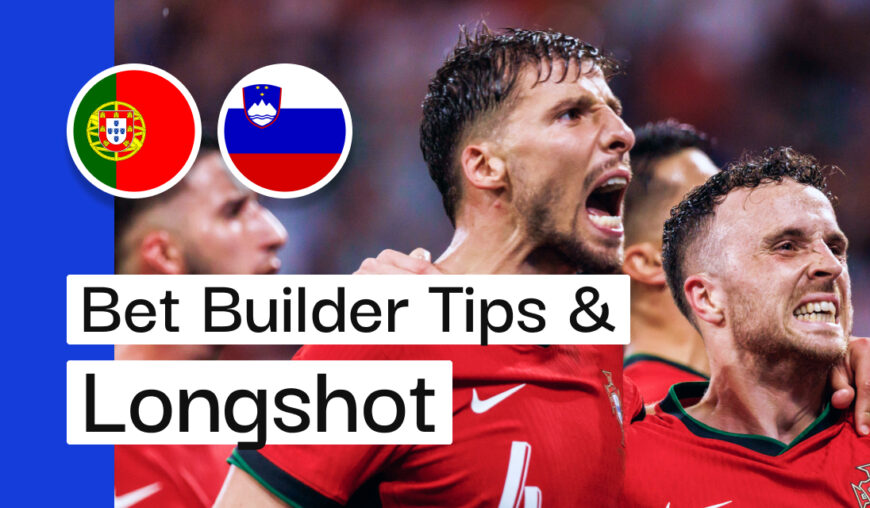 Portugal v Slovenia bet builder tips & longshot