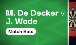 Mike de Decker v James Wade 5/1 Double Tips & Best Bets