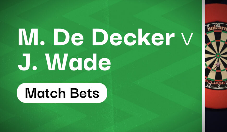 Mike de Decker v James Wade 5/1 Double Tips & Best Bets