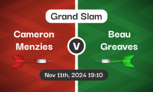 Cameron Menzies v Beau Greaves Betting Tips & Match Preview