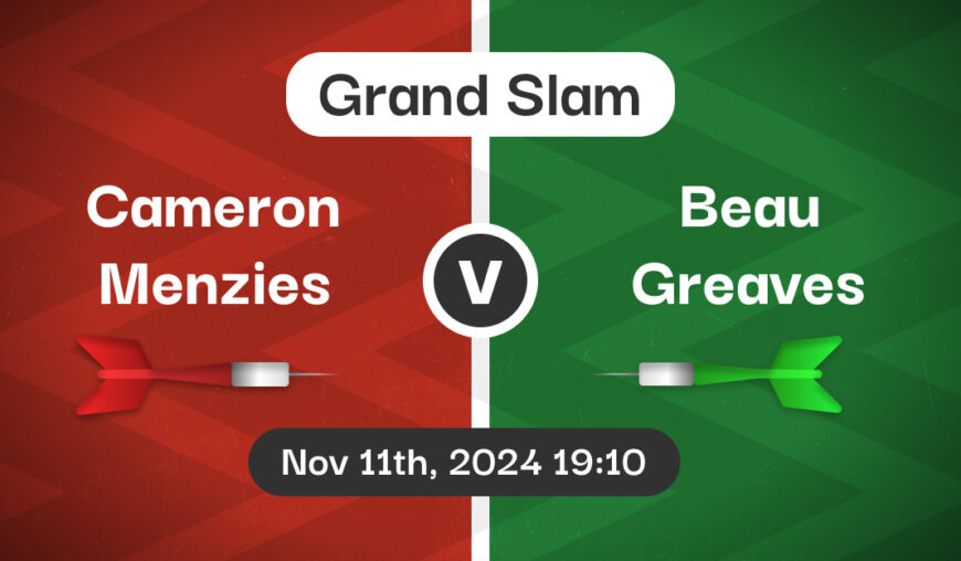 Cameron Menzies v Beau Greaves Betting Tips & Match Preview