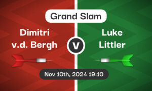 Dimitri van den Bergh v Luke Littler Betting Tips & Match Preview