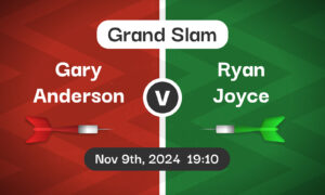 Gary Anderson v Ryan Joyce Betting Tips & Match Preview