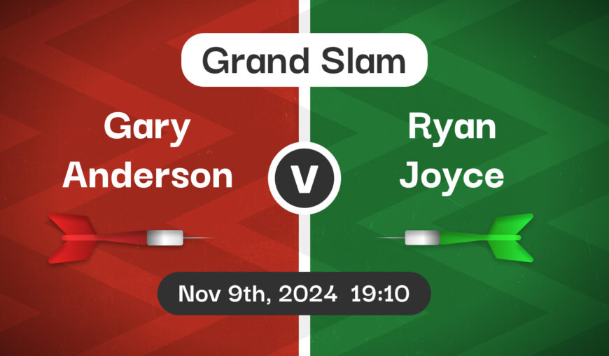 Gary Anderson v Ryan Joyce Betting Tips & Match Preview