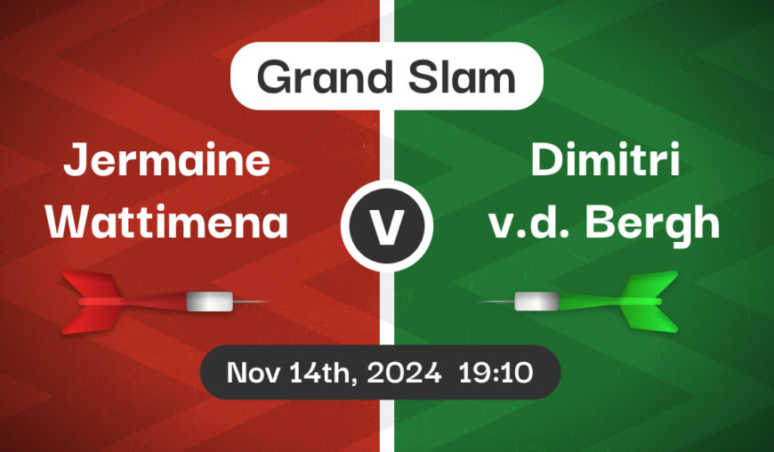 Jermaine Wattimena v Dimitri Van Den Bergh Betting Tips & Match Preview