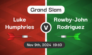 Luke Humphries v Rowby-John Rodriguez Betting Tips & Match Preview