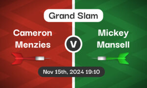 Cameron Menzies v Mickey Mansell Betting Tips & Match Preview