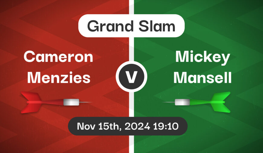 Cameron Menzies v Mickey Mansell Betting Tips & Match Preview