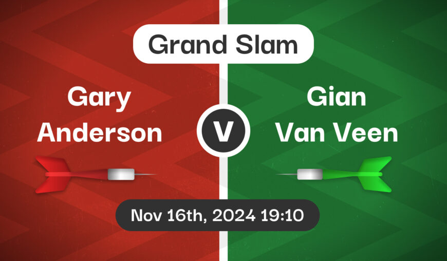 Gary Anderson v Gian Van Veen Betting Tips & Match Preview