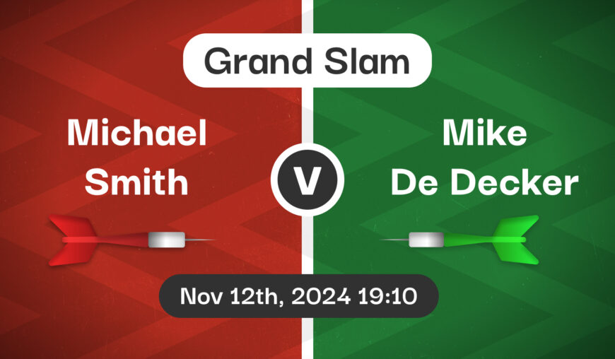 Michael Smith v Mike De Decker Betting Tips & Match Preview