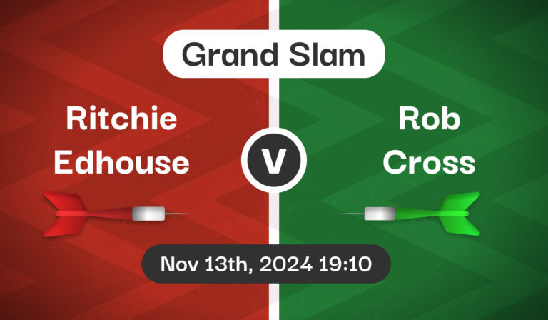 Ritchie Edhouse v Rob Cross Betting Tips & Match Preview