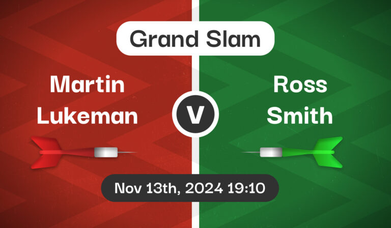 Martin Lukeman v Ross Smith Betting Tips & Match Preview