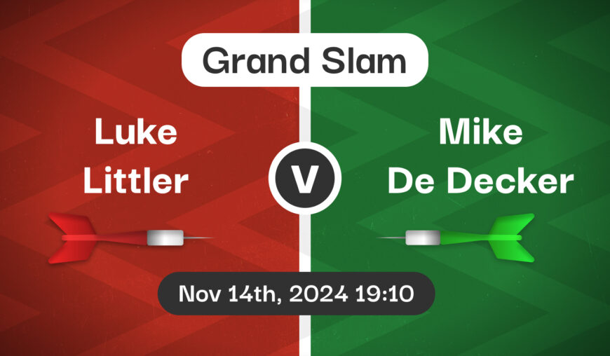 Luke Littler v Mike De Decker Betting Tips & Match Preview