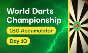 5/1 Day 10 PDC World Championship Darts 180 Accumulator Tips