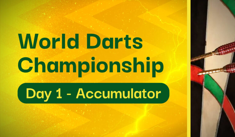 3/1 Day 1 World Darts Championship Accumulator Tips & Predictions