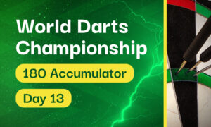 5/1 Day 13 PDC World Championship Darts 180 Accumulator Tips