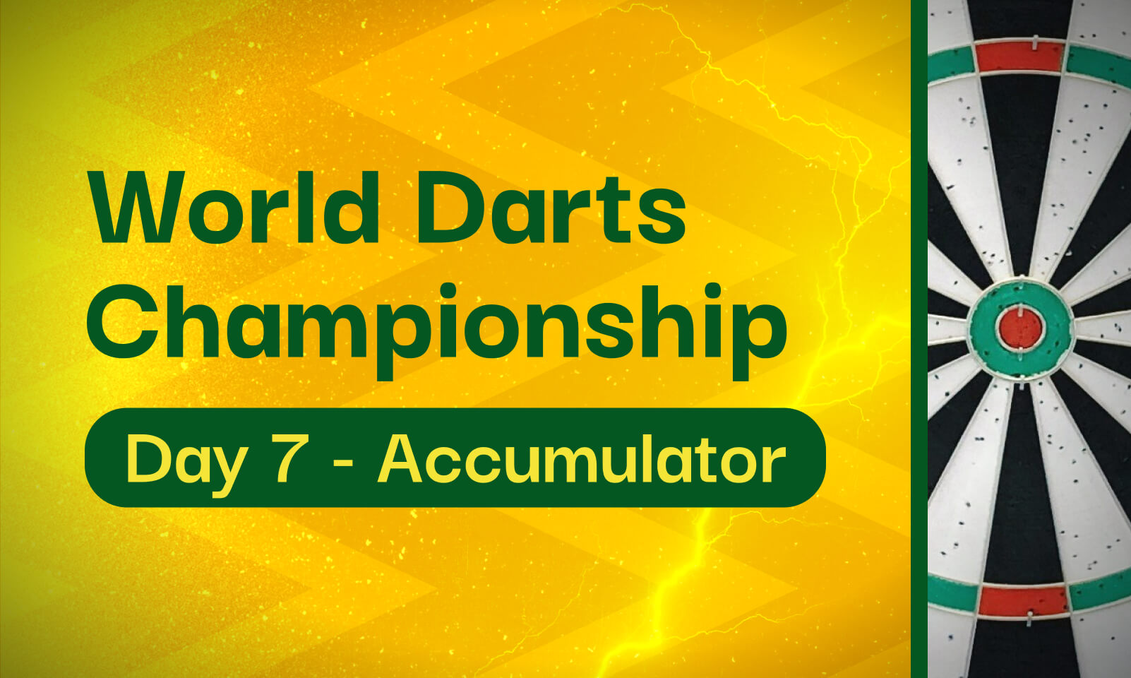 5/1 Day 7 World Darts Championship Accumulator Tips & Predictions