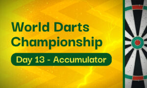 3/1 Day 13 World Darts Championship Accumulator Tips & Predictions