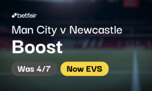 Betfair Boost: Haaland & Isak 1+ Shots on Target Each (Man City v Newcastle)