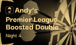 Andy Robson's EVS Premier League Darts Boosted Double