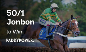 50/1 Jonbon to Win the Champion Chase with Paddy Power  