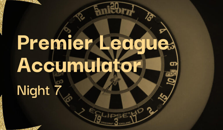 4/1 Premier League Darts 2025 Night 7 Accumulator Tips